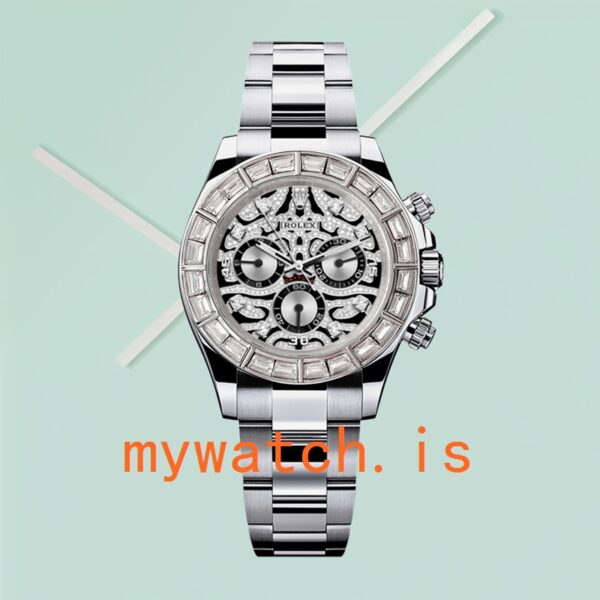 Rolex Daytona 116589 40mm Men’s Diamond Bezel Silver Dial - Image 2