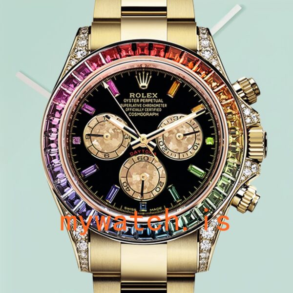 Rolex Daytona 40mm 116598 Men’s Gold-tone Black Dial