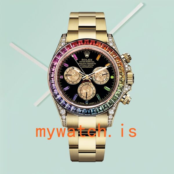 Rolex Daytona 40mm 116598 Men’s Gold-tone Black Dial - Image 3