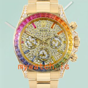 Rolex Daytona 40mm Men’s 116598RBOW Diamond Paved Dial