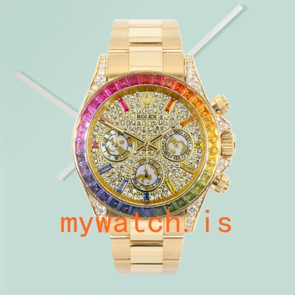 Rolex Daytona 40mm Men’s 116598RBOW Diamond Paved Dial - Image 2