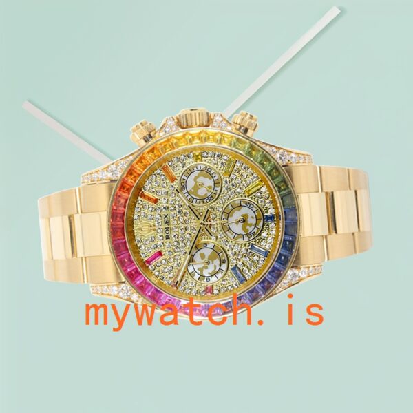 Rolex Daytona 40mm Men’s 116598RBOW Diamond Paved Dial - Image 4
