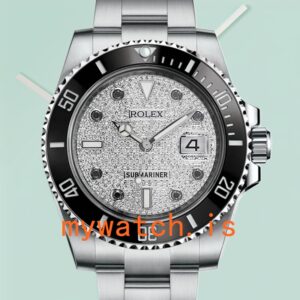 Rolex Submariner 40mm Men’s 116610 Automatic Diamond Paved Dial