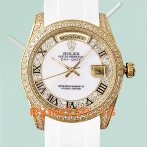 Rolex Day-Date 118388 Men’s 40mm Rubber Band