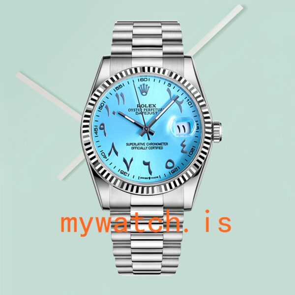 Rolex Datejust 41mm 126334 Men’s President Bracelet Tiffany Blue Dial - Image 2