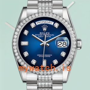 Rolex Day-Date 36mm Men’s 128349 Blue Dial