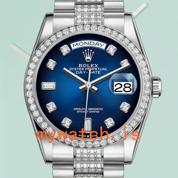 Rolex Day-Date 36mm Men’s 128349 Blue Dial