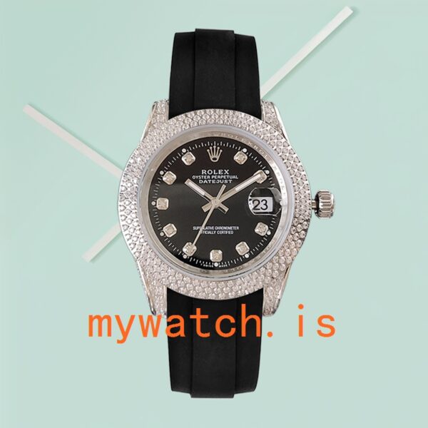 Rolex Datejust Men’s 16234 40mm Black Dial - Image 2