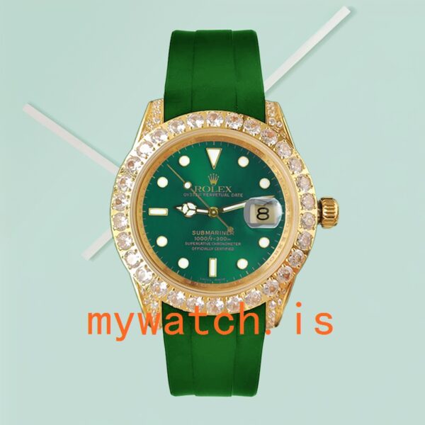 Rolex Submariner 16613 Men’s 40mm Diamond Bezel - Image 4