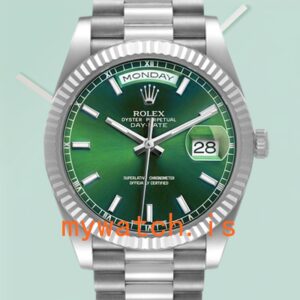 Rolex Day-Date Men’s 228239 40mm President Bracelet Green Dial