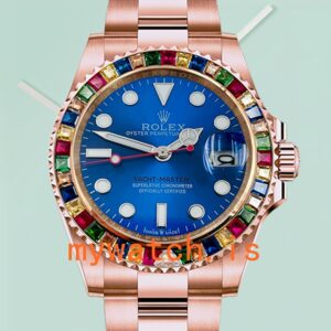 Rolex Yacht-Master Men’s 40mm 116695 Diamond Bezel Rose Gold-tone