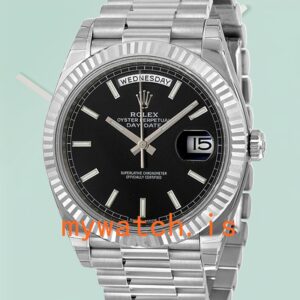 Rolex Day-Date Men’s M228239-0004 40mm Black Dial