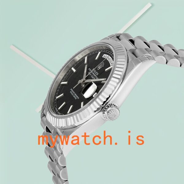 Rolex Day-Date Men’s M228239-0004 40mm Black Dial - Image 3
