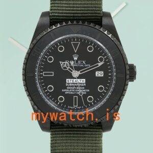 Rolex Submariner Men’s 40mm Stealth Automatic Black Dial