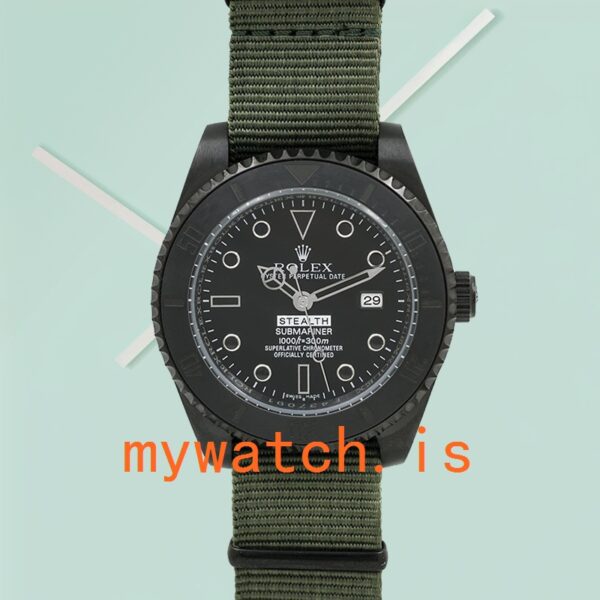 Rolex Submariner Men’s 40mm Stealth Automatic Black Dial - Image 2