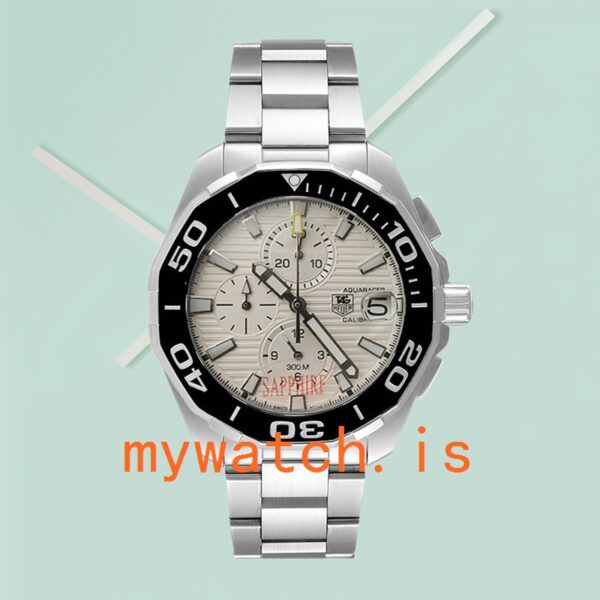 Tag Heuer Aquaracer AquaracerWSB004 43mm Men’s Silver-tone Japanese Quartz - Image 2