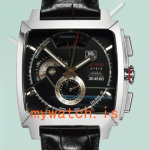 Tag Heuer Monaco 43mm Men’s CAL2110.FC6257 Silver-tone Black Dial