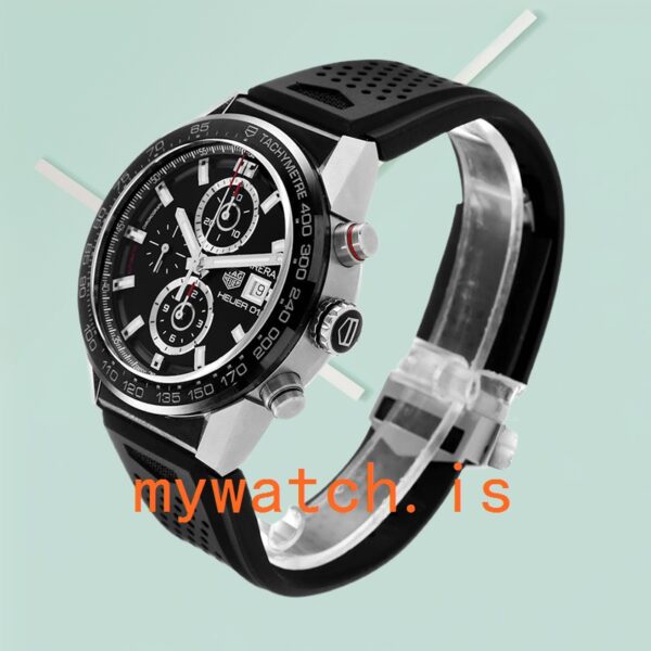 Tag Heuer Carrera 43mm Men’s CAR201Z.BA0714 Black Dial - Image 3