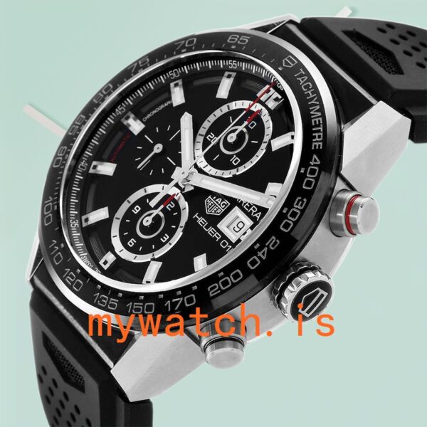 Tag Heuer Carrera 43mm Men’s CAR201Z.BA0714 Black Dial - Image 4