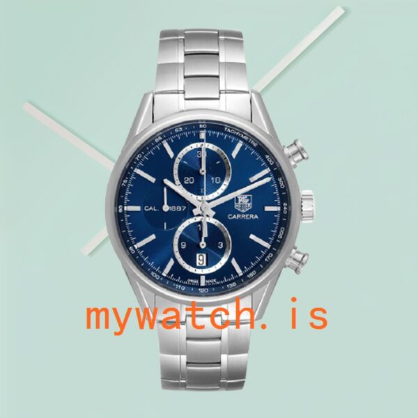 Tag Heuer Carrera Men’s CAR2115 43mm Stainless Steel Bracelet - Image 2