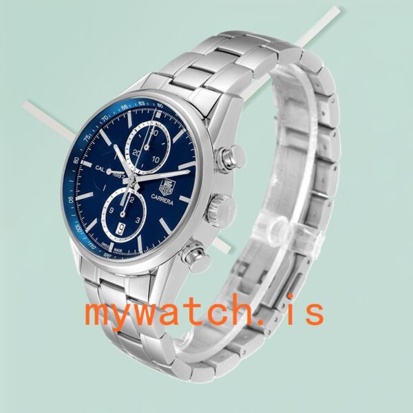 Tag Heuer Carrera Men’s CAR2115 43mm Stainless Steel Bracelet - Image 3