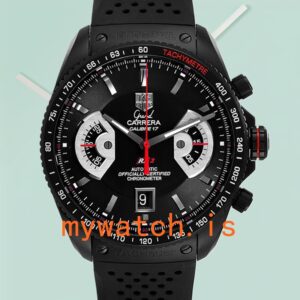 Tag Heuer Grand Carrera CAV518B.FT6016 Men’s 43mm Black-tone
