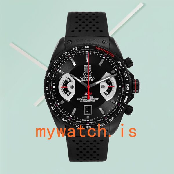 Tag Heuer Grand Carrera CAV518B.FT6016 Men’s 43mm Black-tone - Image 4