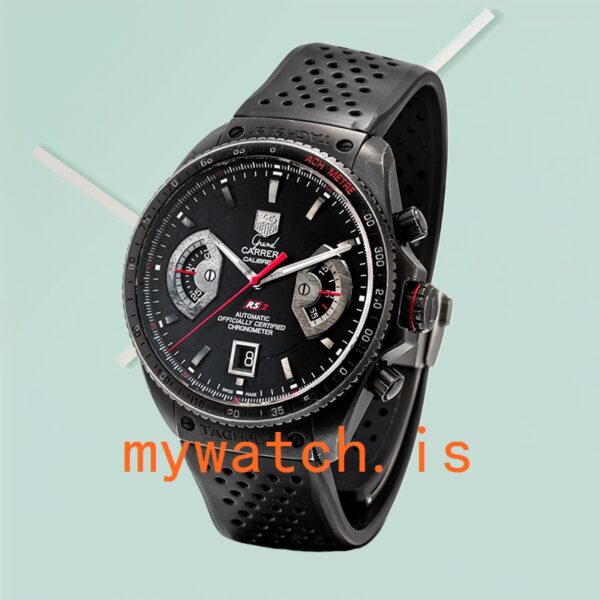 Tag Heuer Grand Carrera CAV518B.FT6016 Men’s 43mm Black-tone - Image 2