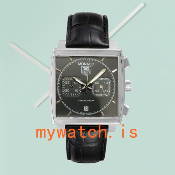 Tag Heuer Monaco CAW2110.FC6177 40mm Men’s Black Dial Stainless Steel - Image 2