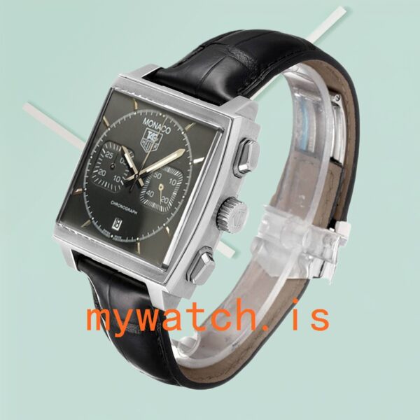 Tag Heuer Monaco CAW2110.FC6177 40mm Men’s Black Dial Stainless Steel - Image 3
