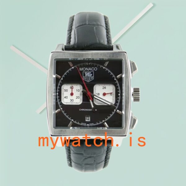 Tag Heuer Monaco Men’s 40*40mm CAW2114.FC6177 Japanese Quartz - Image 2