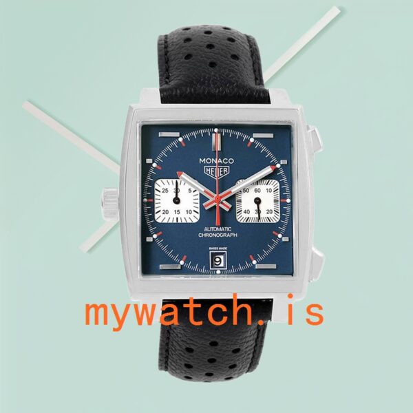 Tag Heuer Monaco CAW211P.FC6356 Men’s 40*40mm Leather Strap - Image 2