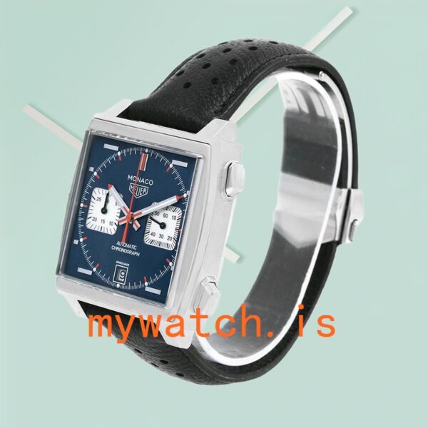 Tag Heuer Monaco CAW211P.FC6356 Men’s 40*40mm Leather Strap - Image 3