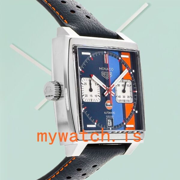 Tag Heuer Monaco 41mm CAW211R.FC6401 Men’s Silver-tone Stainless Steel - Image 4