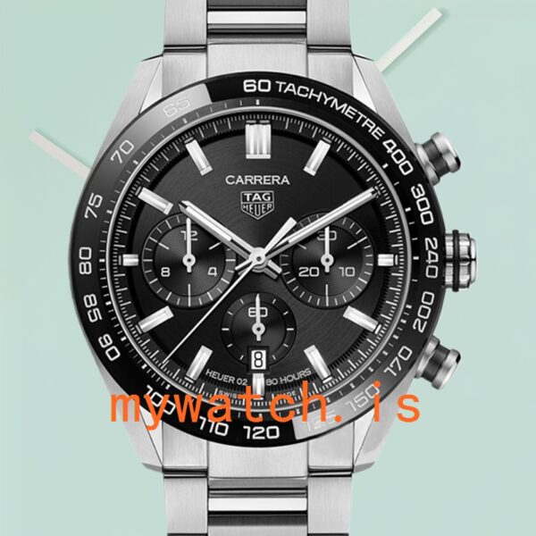 Tag Heuer Carrera 43mm Men’s CBN2A1B.BA0643 Stainless Steel Silver-tone