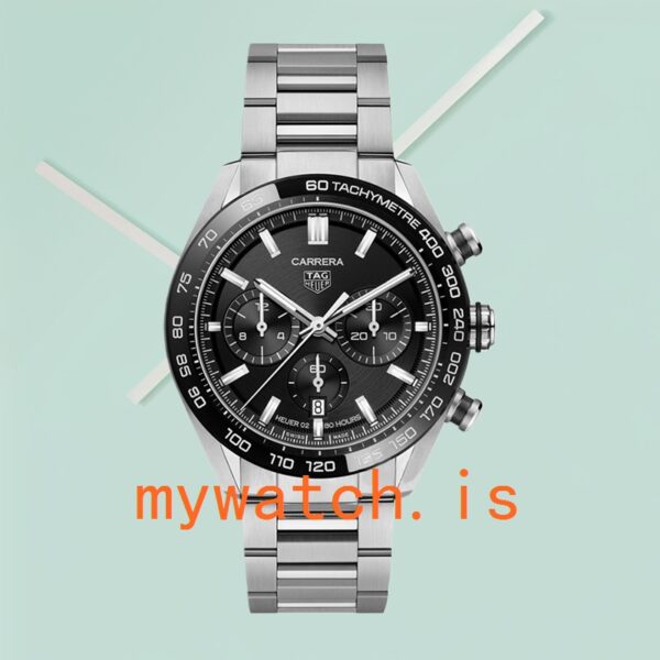 Tag Heuer Carrera 43mm Men’s CBN2A1B.BA0643 Stainless Steel Silver-tone - Image 3