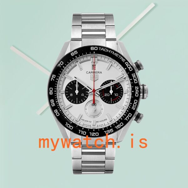 Tag Heuer Carrera 43mm Men’s CBN2A1D.BA0643-1 Japanese Quartz Bracelet - Image 3