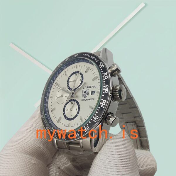 Tag Heuer Carrera 41mm CV2011.BA0786 Men’s Japanese Quartz Bracelet - Image 3