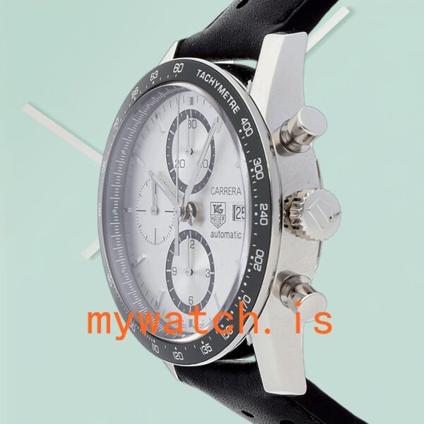 Tag Heuer Carrera Men’s CV2011.FC6205 41mm Quartz Silver-tone - Image 2