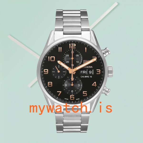 Tag Heuer Carrera 43mm Men’s CV2A1AB.BA0738 Black Dial - Image 2