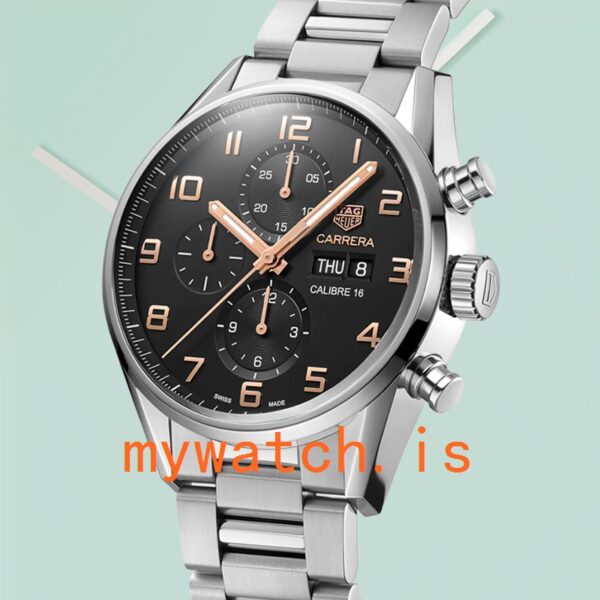 Tag Heuer Carrera 43mm Men’s CV2A1AB.BA0738 Black Dial - Image 4