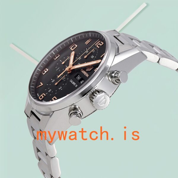 Tag Heuer Carrera 43mm Men’s CV2A1AB.BA0738 Black Dial - Image 3