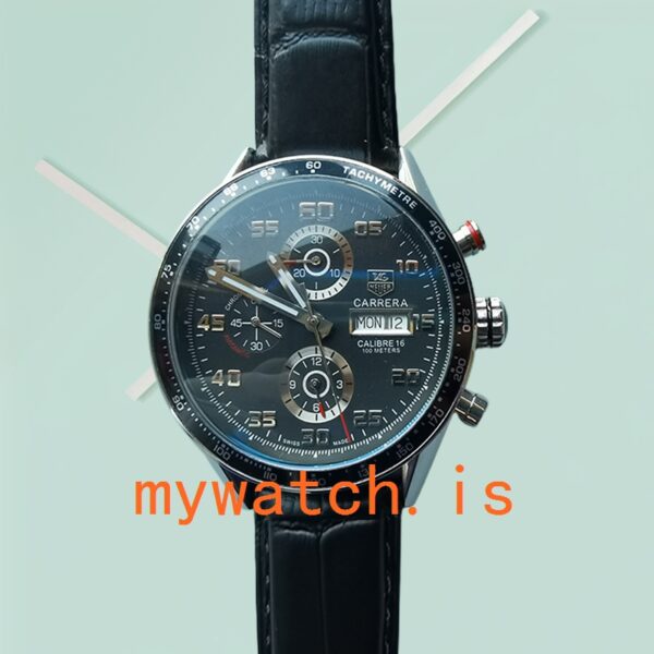 Tag Heuer Carrera CV2A1R.FC6235 43mm Men’s Stainless Steel Black Dial - Image 3