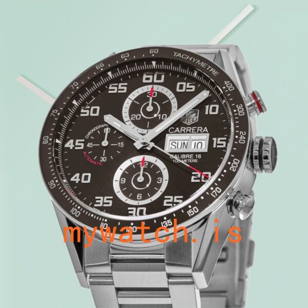Tag Heuer Carrera Men’s CV2A1S.BA0799 43mm Stainless Steel Silver-tone - Image 2