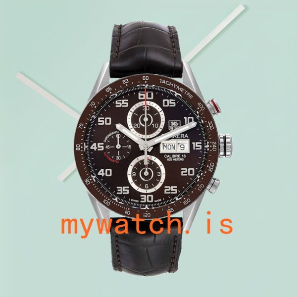 Tag Heuer Carrera CV2A1S.FC6236 43mm Men’s Brown Dial - Image 2