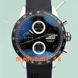 Tag Heuer Carrera 43mm Men’s CarreraBKAR-001 Black Dial Stainless Steel
