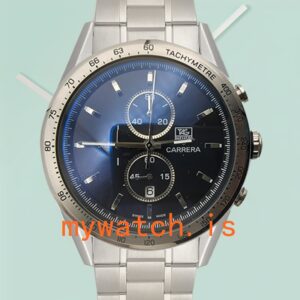 Tag Heuer Carrera 43mm Men’s CarreraBKSB005 Japanese Quartz Bracelet