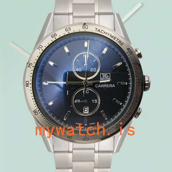 Tag Heuer Carrera 43mm Men’s CarreraBKSB005 Japanese Quartz Bracelet