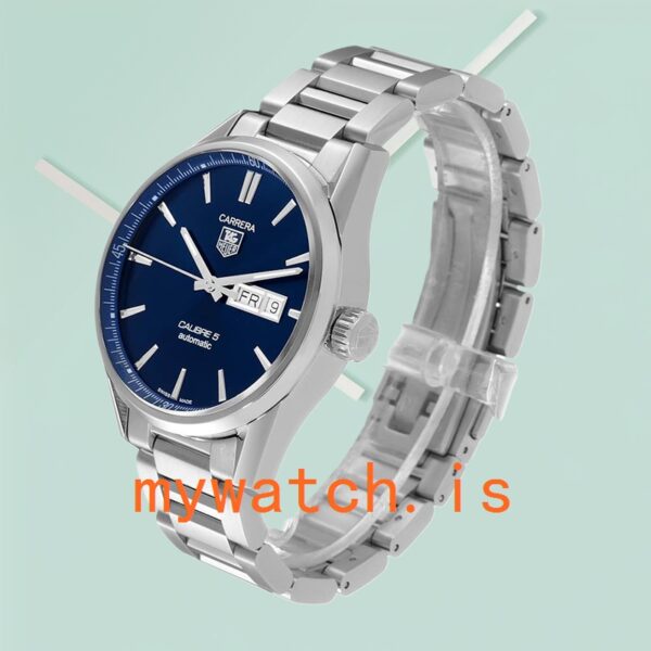 Tag Heuer Carrera WAR201E.BA0723 43mm Men’s Blue Dial Bracelet - Image 4