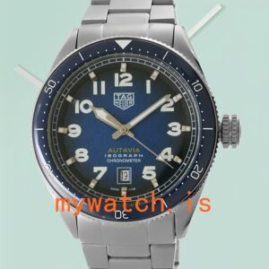 Tag Heuer Autavia WBE5116.EB0173 Men’s 44mm Blue Dial Silver-tone